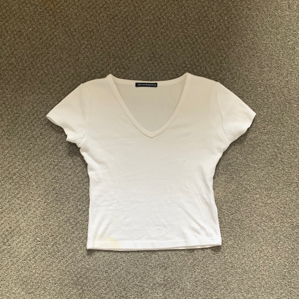 Brandy Melville white crop top
